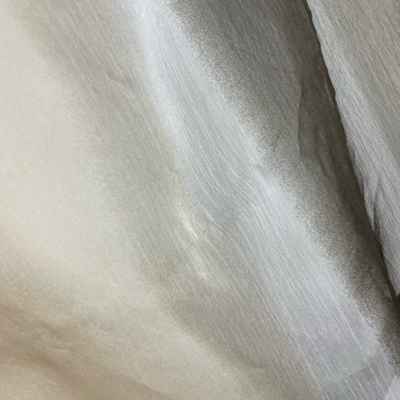 Sheer Ethereal Boho Geometric Ombré Poncho Tunic Top Minimalist Contemporary - Picture 11 of 12